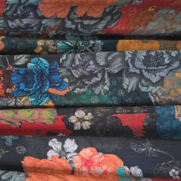 Soft Surroundings Mirabelle Floral Fall Maxi Dress Tiered XS - Picture 3 of 6